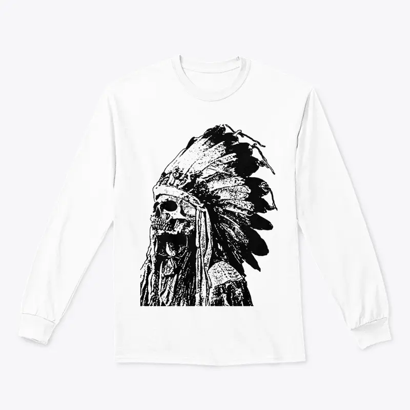 CRAZY HORSE - SKULL WITH HEADDRESS