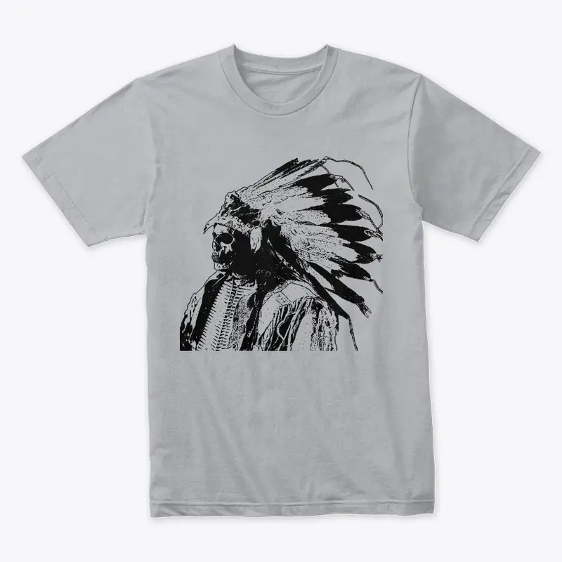 BLACK HAWK - SKULL WITH HEADDRESS